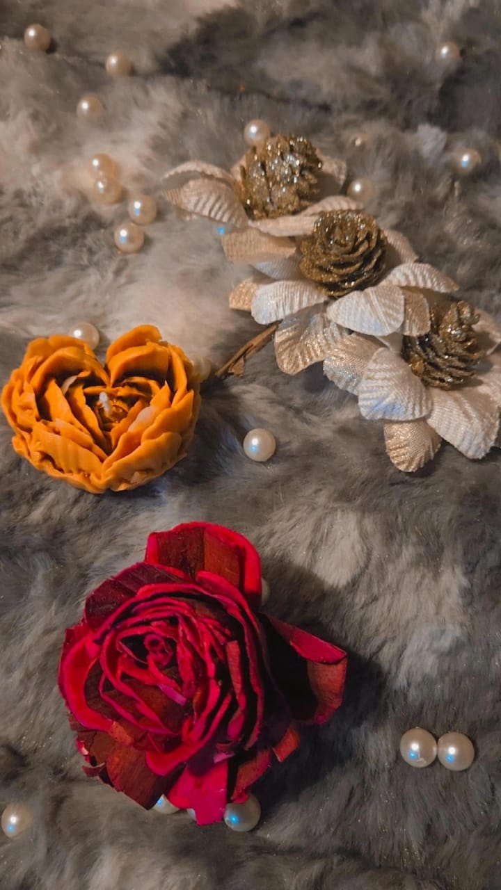 Heart Rose Candle